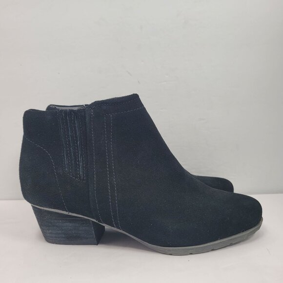 Blondo Women's Black Suede Ankle Waterproof Boots B6708015 US Size 8.5M NWT - Picture 1 of 9